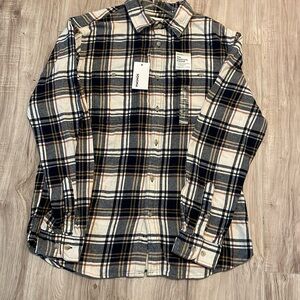Sonoma Men’s Flannel Super soft Sz Small Button Down Multicolor NWT